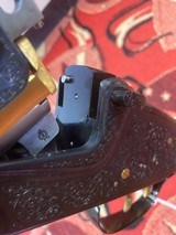 Merkel -- Luxury Grade 203E Real Gold Inlay Hand-Detachable Sidelock Ejector --- 12 Gauge With Zeiss Optic & Claw Mounts - 12 of 15