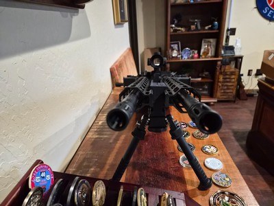 Twin AR Gatlin gun - Image 3 of 5