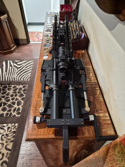 Twin AR Gatlin gun - Image 1 of 5