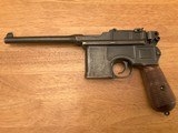 Mauser C96 Broomhandle Semi-Auto Pistol 7.63mm/.30 Mauser 10-rd Internal Mag - 2 of 7