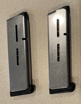 Two Used Wilson Combat 1911 .45ACP Magazines, 7-rd Capacity, Model #470X - 1 of 3