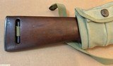 Feb 1944 WWII Standard Products M1 Carbine with two vintage 15-rd Magazines, High Wood Stock, Reproduction Sling, Oiler and Mag Pouch - 7 of 18