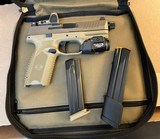 Excellent Condition Pre-owned FN 509 Tactical FDE w/ Trijicon RMR, Threaded Barrel, Suppressor Height Night Sights and 2 High Capacity Magazines - 10 of 14