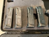Sig Arms SP2340 pistol with Swiss-made Frame, Night Sights, two NEW barrels .357Sig .40S&W and 4 magazines plus NEW spare parts - 5 of 10