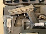 Sig Arms SP2340 pistol with Swiss-made Frame, Night Sights, two NEW barrels .357Sig .40S&W and 4 magazines plus NEW spare parts - 2 of 10