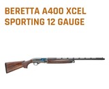 Beretta A400 Xcel Sporting 12ga/30" barrel
NO KICKOFF ON THIS SPORTING MODEL