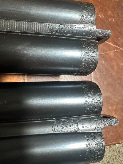 W&C Scott Imperial Premier 12 Bore Sidelock Ejector - 28” Embellished Two Barrel Set 12ga Gauge - Image 11 of 14