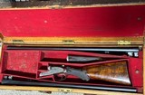 W&C Scott Imperial Premier 12 Bore Sidelock Ejector - 28” Embellished Two Barrel Set 12ga Gauge - Image 9 of 14