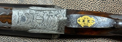W&C Scott Imperial Premier 12 Bore Sidelock Ejector - 28” Embellished Two Barrel Set 12ga Gauge - Image 4 of 14