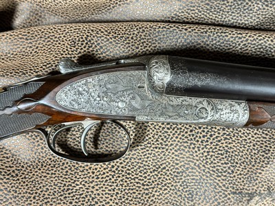 W&C Scott Imperial Premier 12 Bore Sidelock Ejector - 28” Embellished Two Barrel Set 12ga Gauge - Image 5 of 14