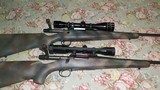 2 Remington Model 7 Bolt Actions/Scopes