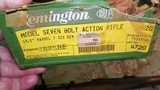 1st.Year 1983 Remington Model Seven 223 Rem./Box & Paperwork - 14 of 15