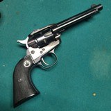 STURM RUGER OLD MODEL SINGLE-SIX EARLY FLAT GATE .22 - 3 of 4
