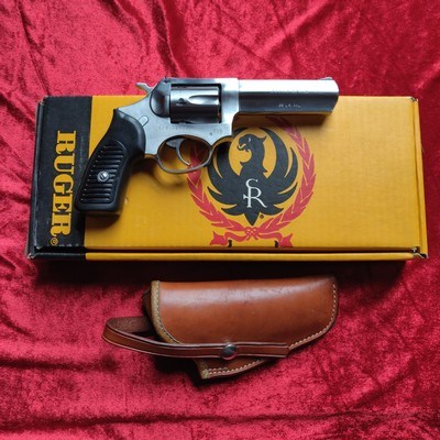Ruger SP101 early 1990 revolver stainless .22 cal. 4 inch with box & holster - Image 5 of 10