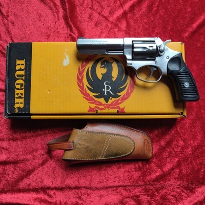Ruger SP101 early 1990 revolver stainless .22 cal. 4 inch with box & holster - Image 6 of 10