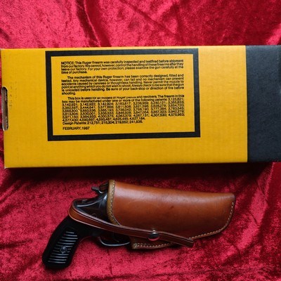 Ruger SP101 early 1990 revolver stainless .22 cal. 4 inch with box & holster - Image 10 of 10