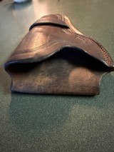 Rare Al Furstnow, Miles City, Montana, Single Loop Single Action Holster. - 4 of 4