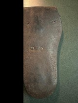 Rare Al Furstnow, Miles City, Montana, Single Loop Single Action Holster. - 3 of 4