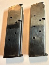 Two Colt 1911 Two Tone WWI era Mags. - 1 of 7