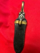 Rare 1890 U.S. Springfield Entrenching Knife w/Scabbard. - 3 of 14