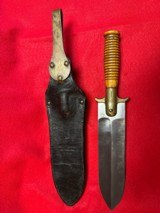 Rare 1890 U.S. Springfield Entrenching Knife w/Scabbard. - 9 of 14