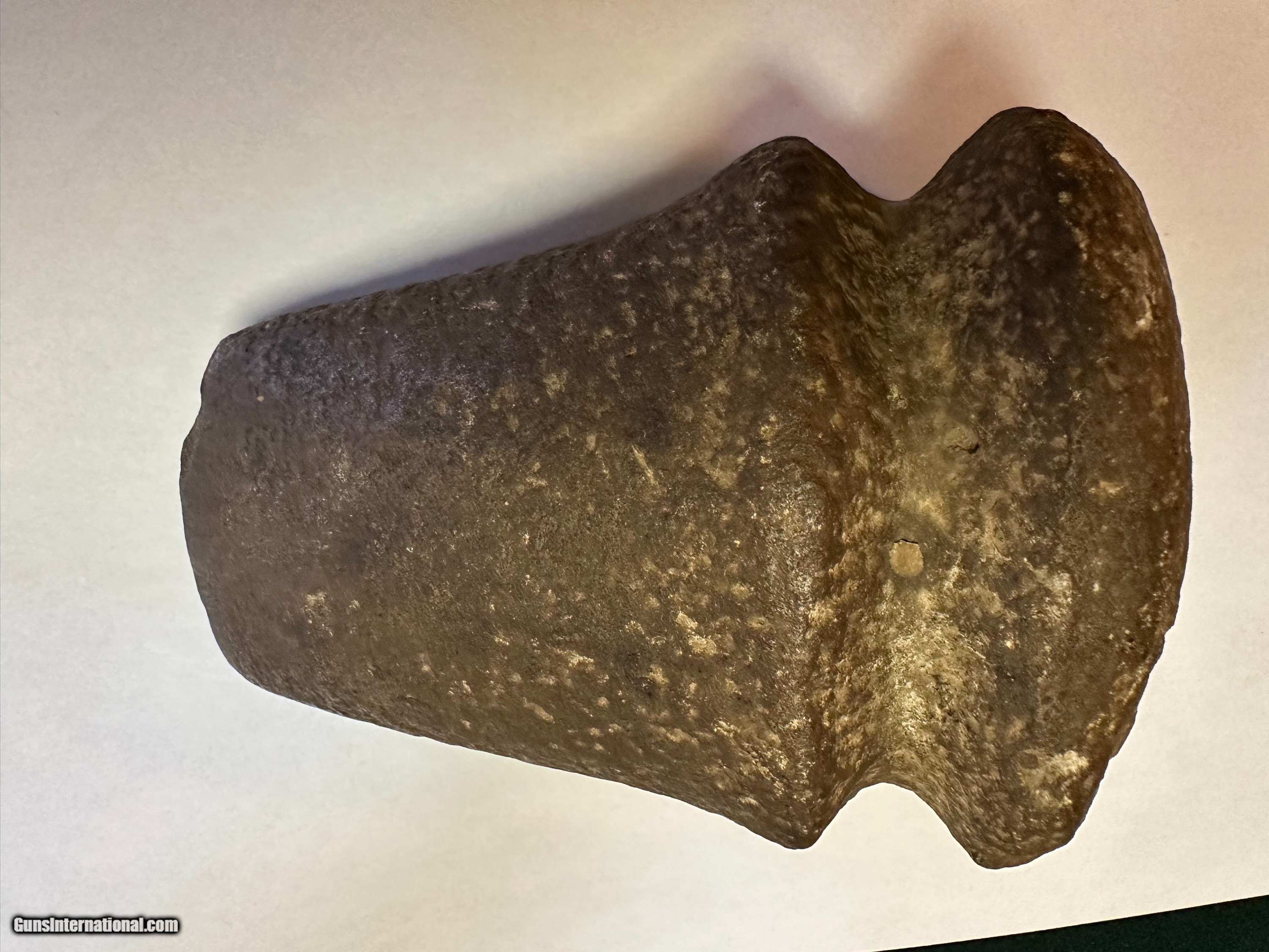 Early Man Full Groove Stone Axe. For Sale