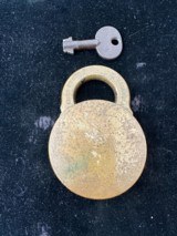 Ames Sword Co. Brass Lock and Key - 1 of 4