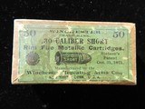 Full Factory Sealed Winchester .30 Short Rimfire - 1 of 6