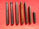 13 pieces of Vintage Winchester Stocks and forearms