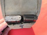 International Silver and Inland M-1 carbine clips in US pouch 1943 - 9 of 10