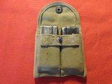 International Silver and Inland M-1 carbine clips in US pouch 1943 - 2 of 10