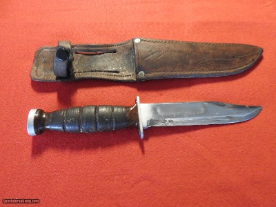 WW2 Vintage KA-BAR Olean, NY Survival Knife