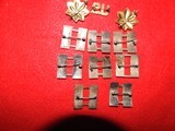 Eleven pieces of U. S. Officers insignia marked sterling - 2 of 3