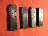 Four vintage 7 round 1911 mags - 2 of 8