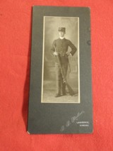 U.S. SOLDIER WITH SPRINGFIELD RIFLE CABINET CARD - 7 of 7