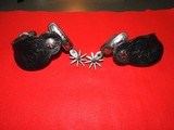 Antique Mexican Charro Silver Spurs