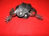 Antique Mexican Charro Silver Spurs - 7 of 7