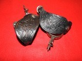 Antique Mexican Charro Silver Spurs - 6 of 7
