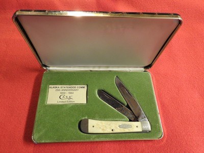 Vintage Case Alaska Statehood Trapper