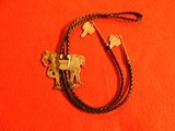 Native American Zuni Horse Bolo w/matching tips - 3 of 6