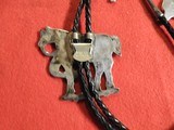 Native American Zuni Horse Bolo w/matching tips - 4 of 6