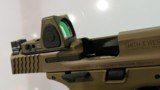 Smith and Wesson M&P9 M2.0 Compact FDE; Trijicon RMO6 FDE red dot sight - 4 of 8
