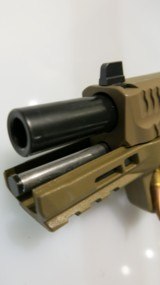 Smith and Wesson M&P9 M2.0 Compact FDE; Trijicon RMO6 FDE red dot sight - 3 of 8