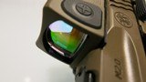 Smith and Wesson M&P9 M2.0 Compact FDE; Trijicon RMO6 FDE red dot sight - 6 of 8