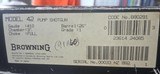 Browning Arms Co. Model 42 pump shotgun - 9 of 9