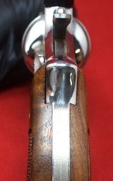 Smith & Wesson Model 27-2 NICKEL 3 1/2-inch New Old Stock 1975 Factory Letter & Original Box & Papers - 6 of 15