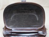 Westley Richards Anson Cartridge Bag, 100 round, Dark Tan Leather, Shotgun Shells - 9 of 13
