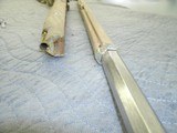 Cherry 2 piece 32 cal rifle w/ antique fittings - 13 of 13