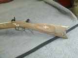 Cherry 2 piece 32 cal rifle w/ antique fittings - 11 of 13