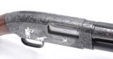 Winchester Model 12 fwt custom engraved - 12 of 13
